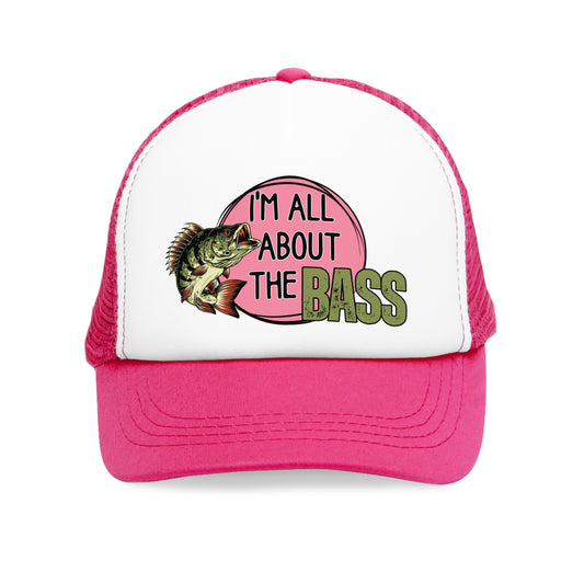 Comfy cap Im all about the bass pink